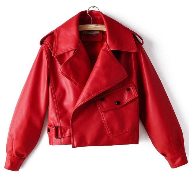 Faux Leather Pu Coats