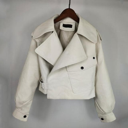 Faux Leather Pu Coats