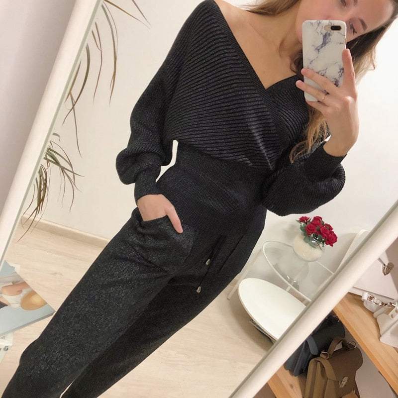 Nellie Sweater + Pants Suit