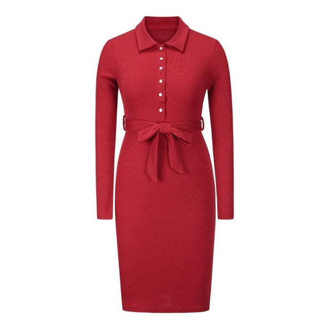 Bandage Sweater Dress