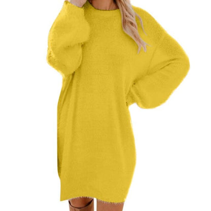 Knit Turtleneck Sweater Dresses