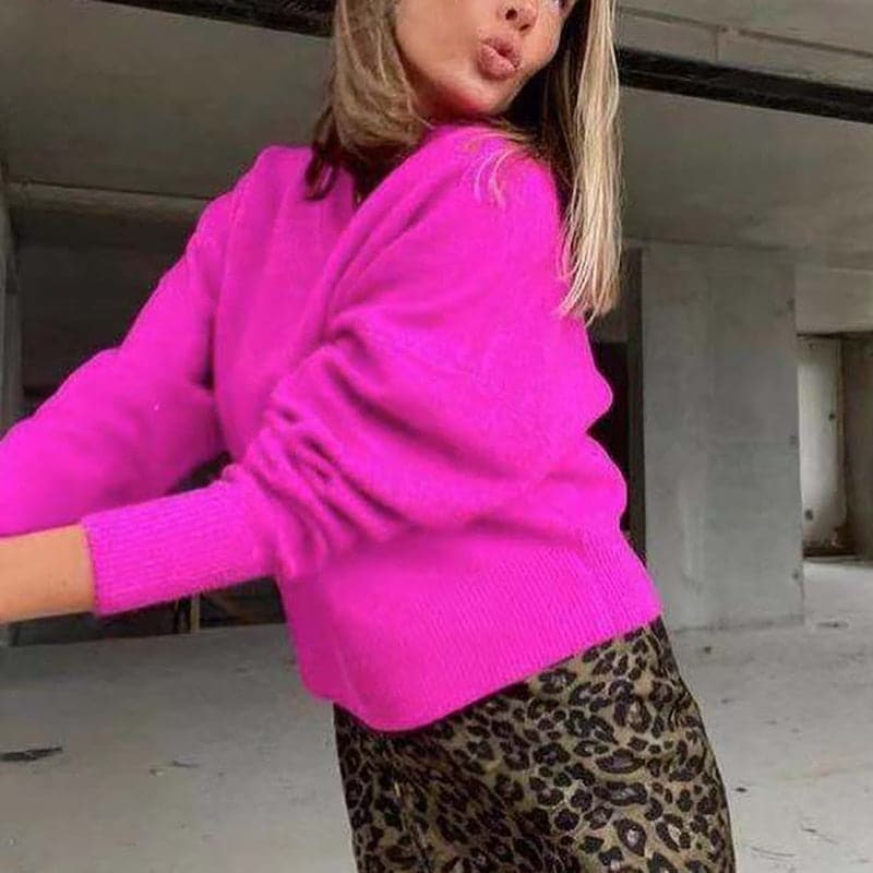 Loose Long Sleeve Soft Sweaters