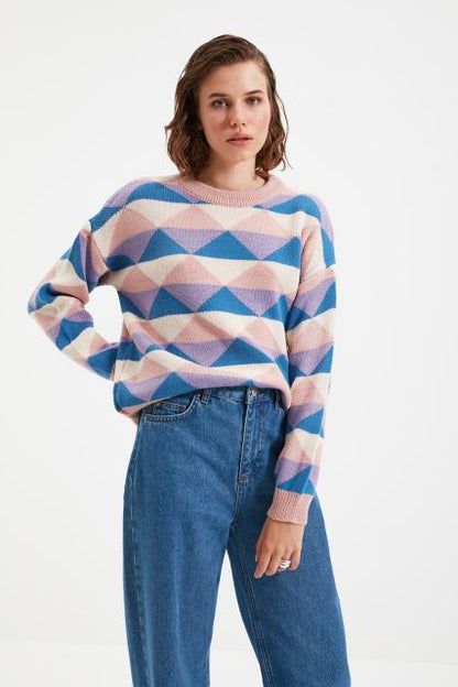 Jacquard Knitwear Sweater