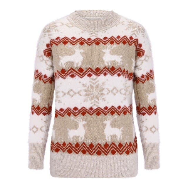 Dressbetty - Christmas Sweater Harajuku Knitted Little Penguin Cartoon Pullover O-neck Oversize Sweaters