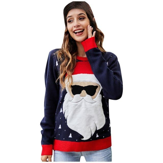 Dressbetty - Christmas Sweater Harajuku Knitted Little Penguin Cartoon Pullover O-neck Oversize Sweaters