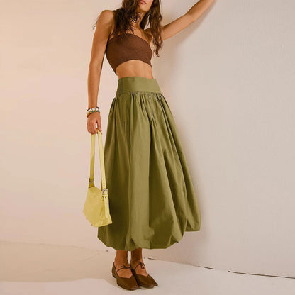Puffball Summer Midi-skirt