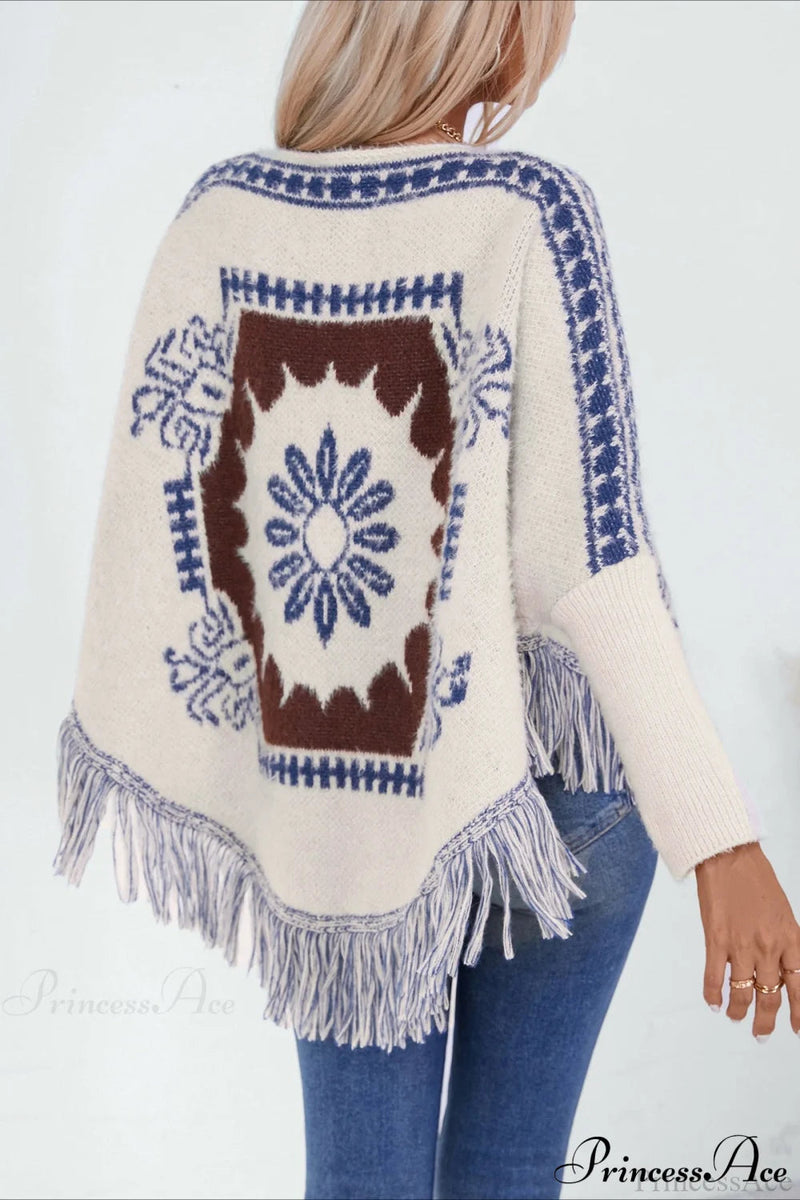 Pullover Knit Long Sleeve Blouse