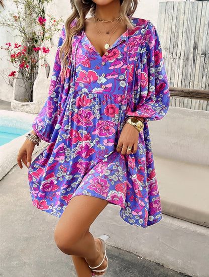 Athena Mini Dress - Purple