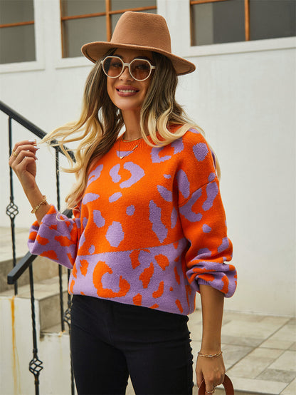 Chilly Days Textured Sweater - Purple