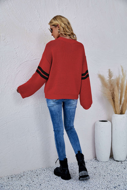 Heart to Heart Pullover Knit Sweater