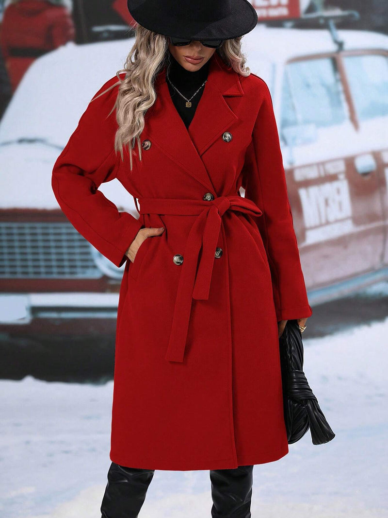 Stroll Along Pocketed Coat