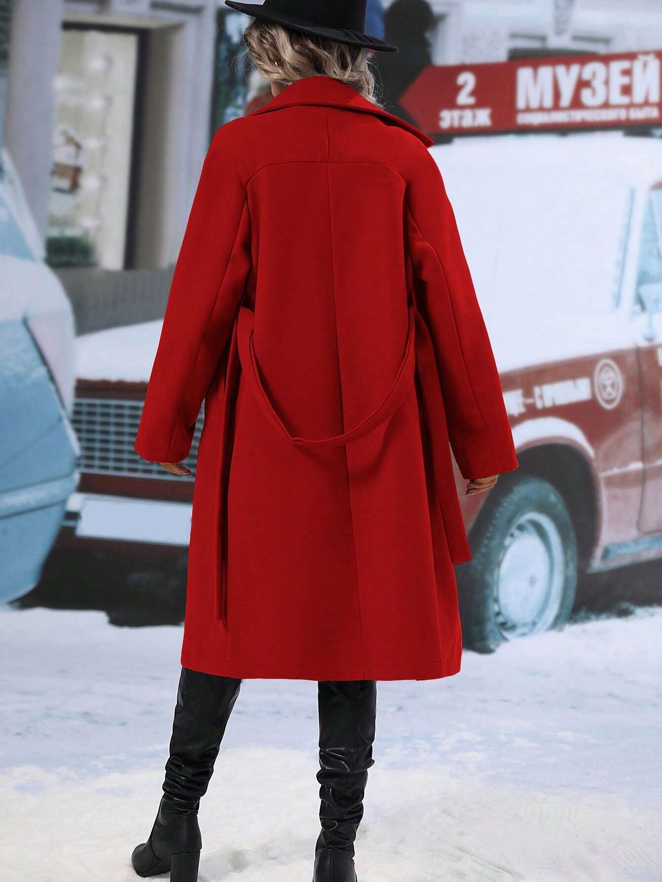 Stroll Along Pocketed Coat