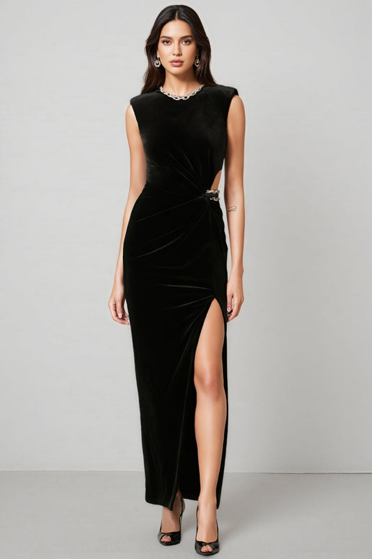 Selah Black Cutout Maxi Dress