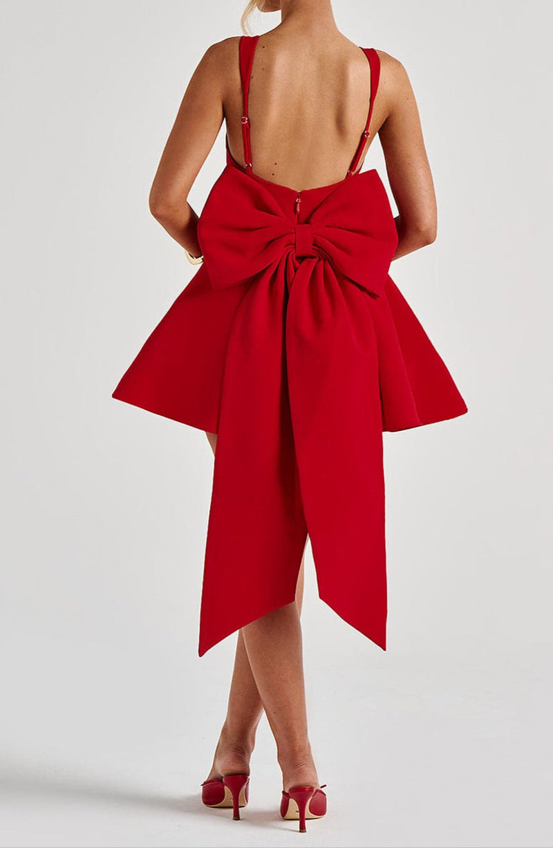 Edvige Mini Dress - Red
