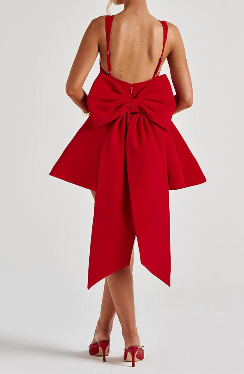 Chloe Mini Dress - Red