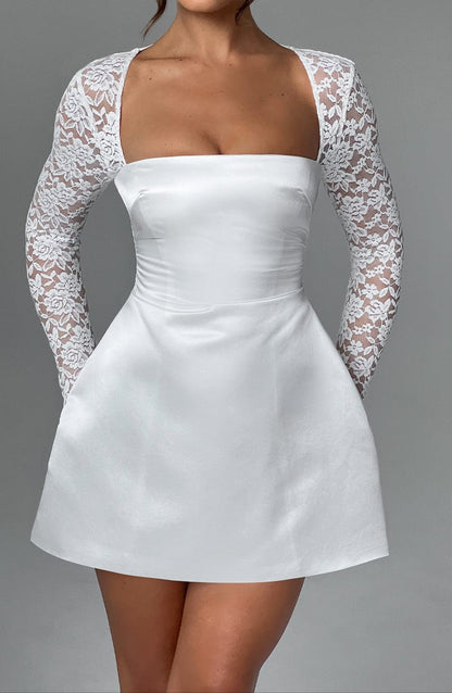 Clara Mini Dress - Ivory