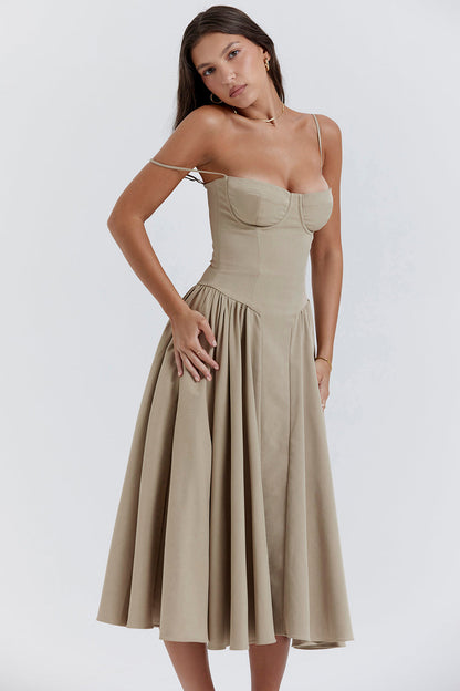 Corset Midi Dress