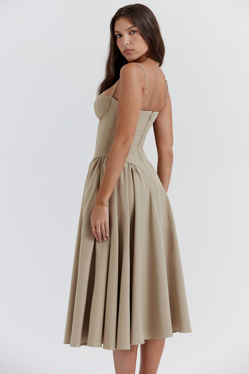 Corset Midi Dress