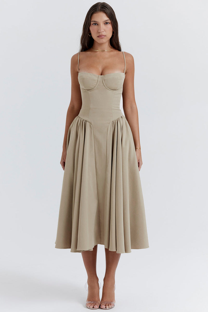 Corset Midi Dress