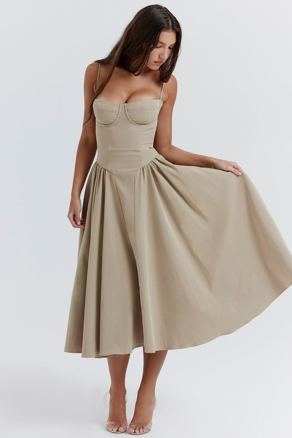 Corset Midi Dress