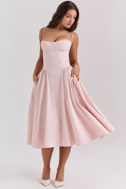 Corset Midi Dress