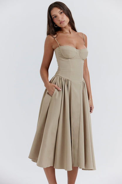 Corset Midi Dress
