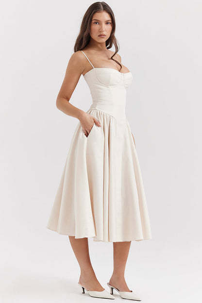 Corset Midi Dress