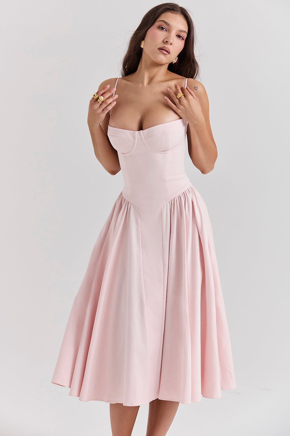Corset Midi Dress