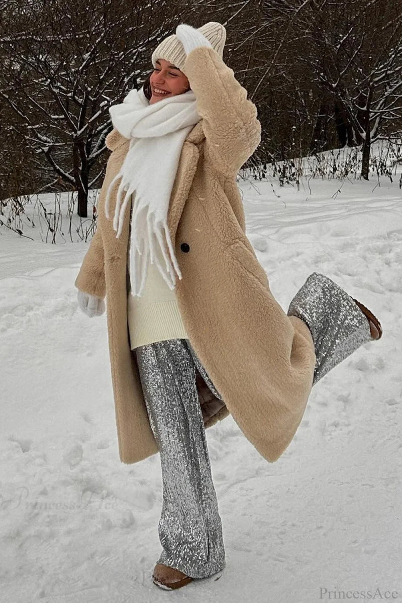 Fleece Warm Loose Fit Overcoat