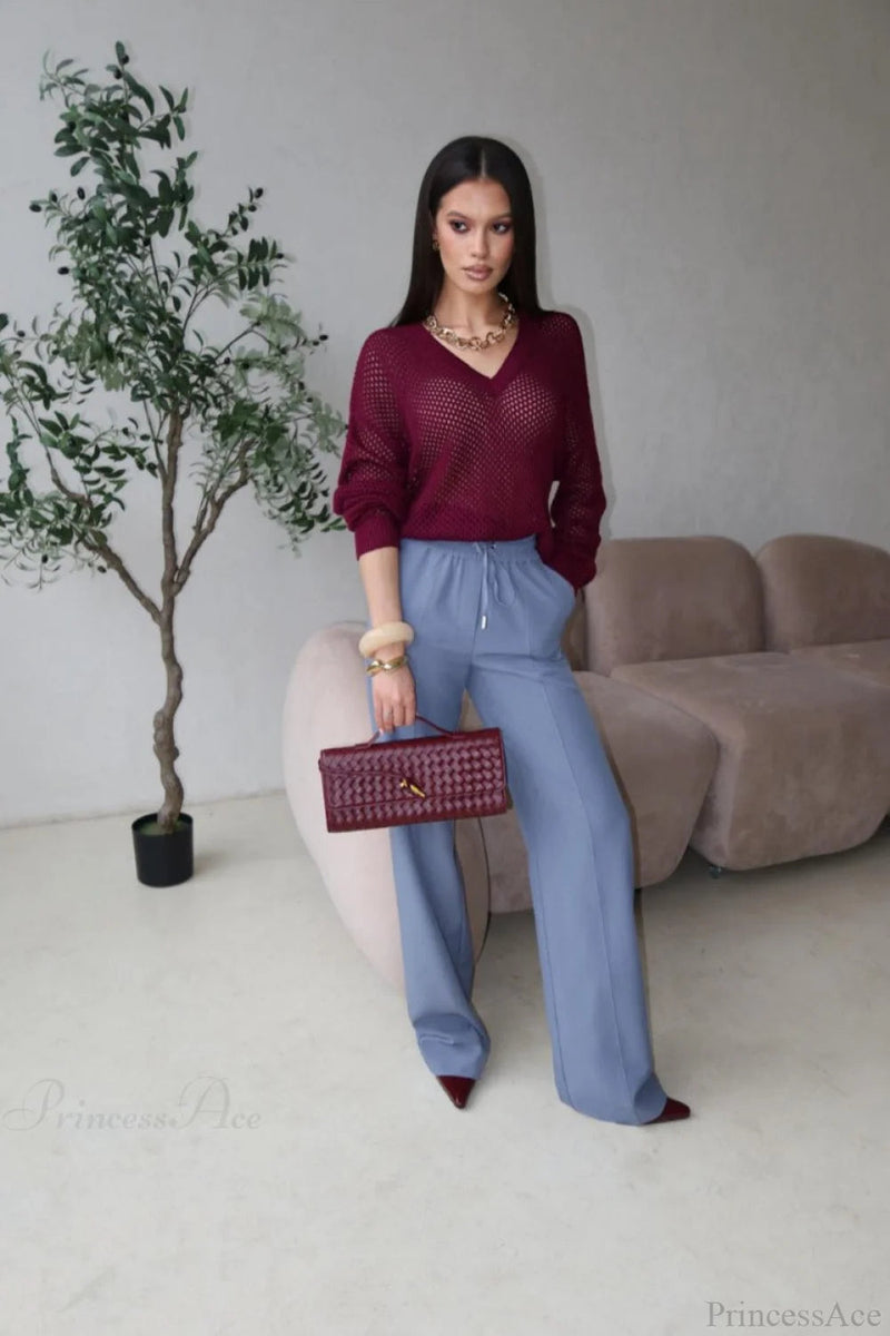 Minimalist Cutout Cropped Sweater