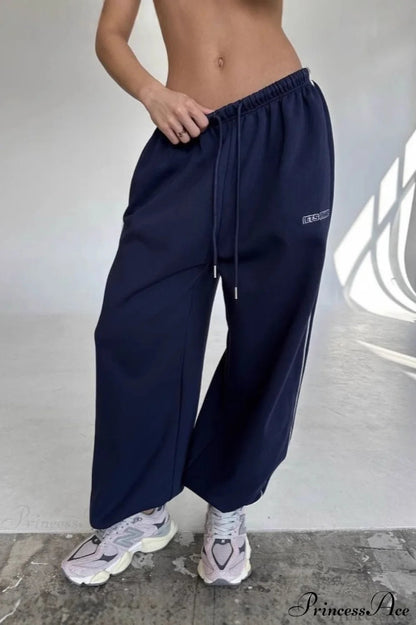 Striped Wide Leg Drapey Convertible Cuffed Pants