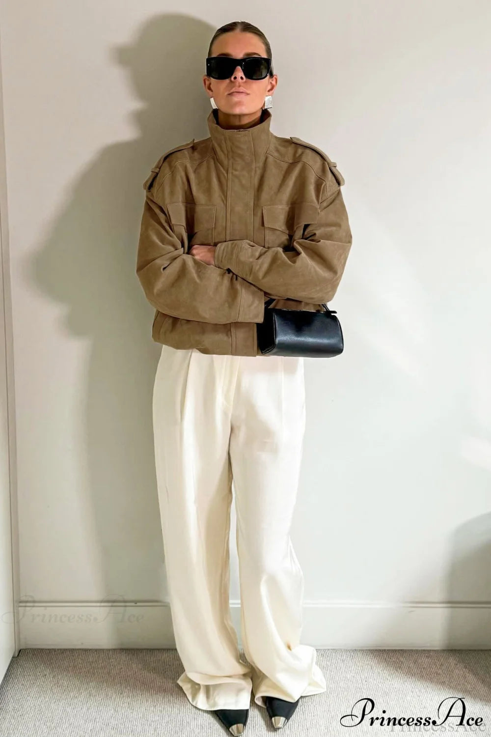 Suede Retro Jacket Coat