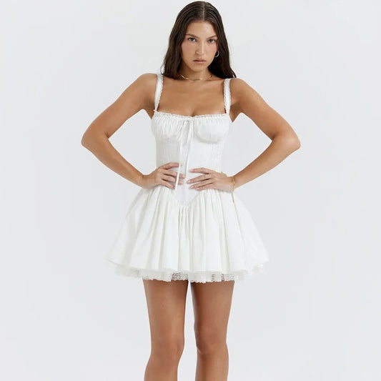 Summer Spaghetti Strap Mini Dress -