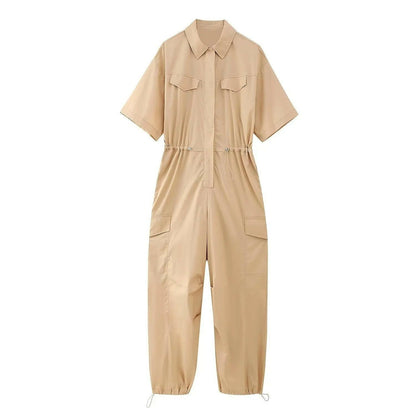 Summer Cargo Jumpsuit
