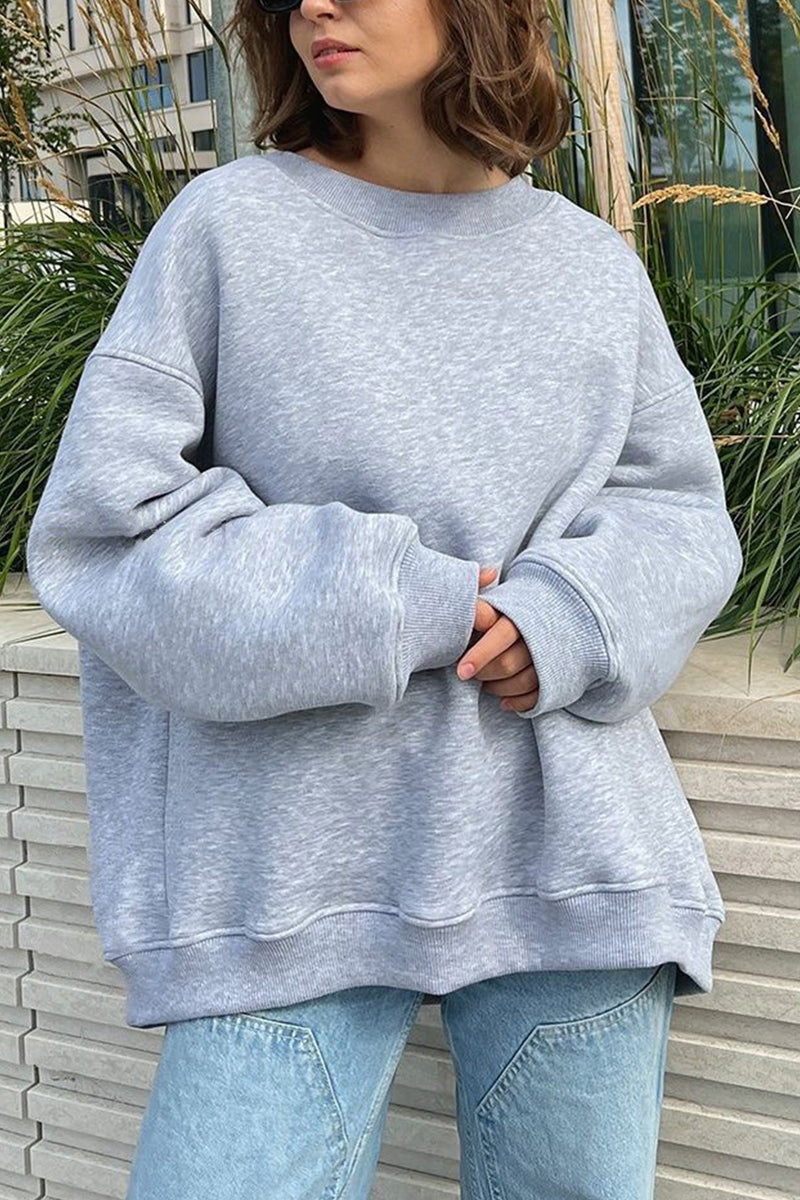 Crew Neck Oversize Sweatshirt