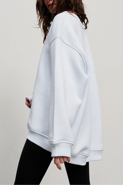 Crew Neck Oversize Sweatshirt