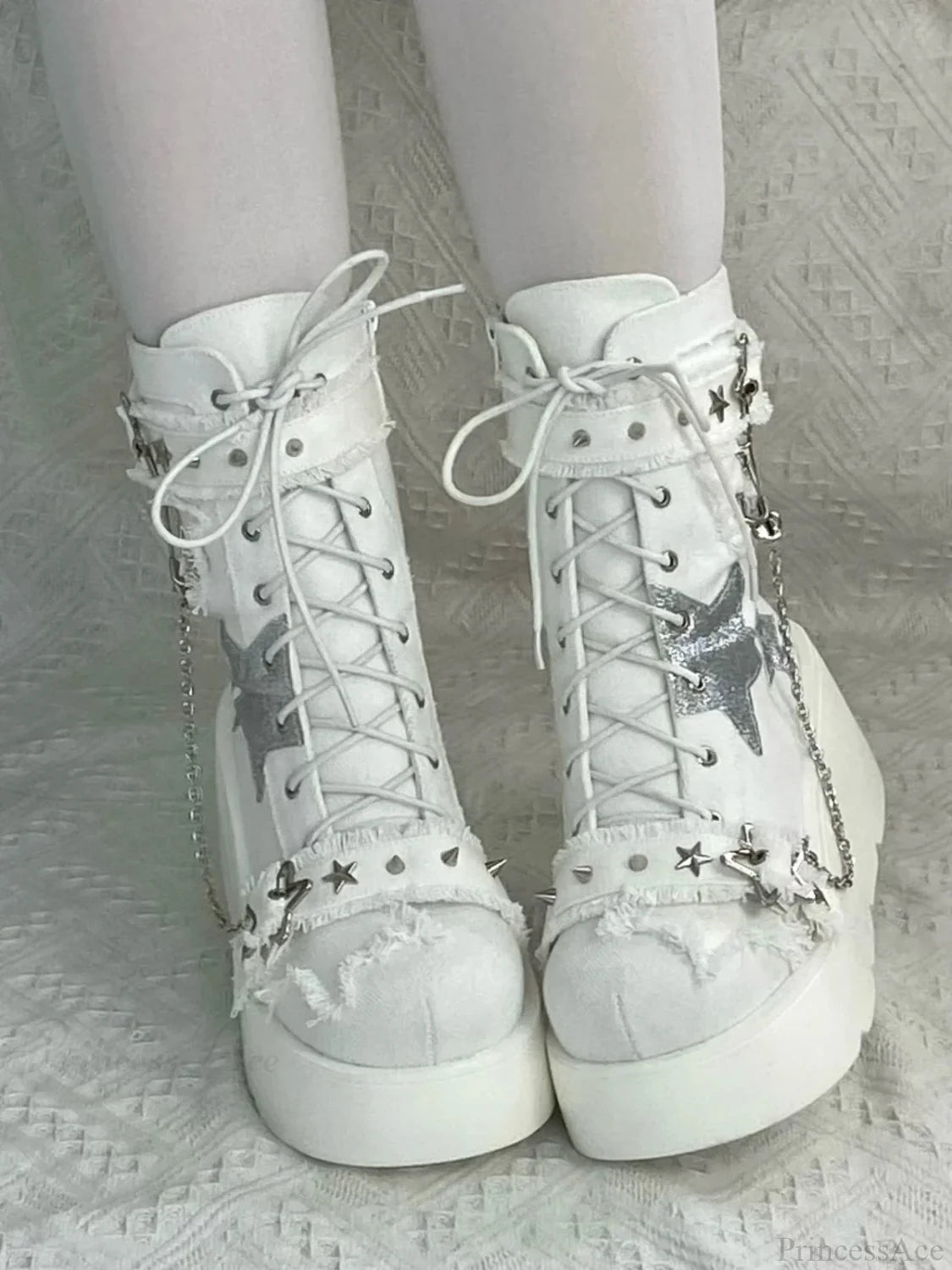 Sweet Lolita Y2k High-heeled Gothic Platform Boot