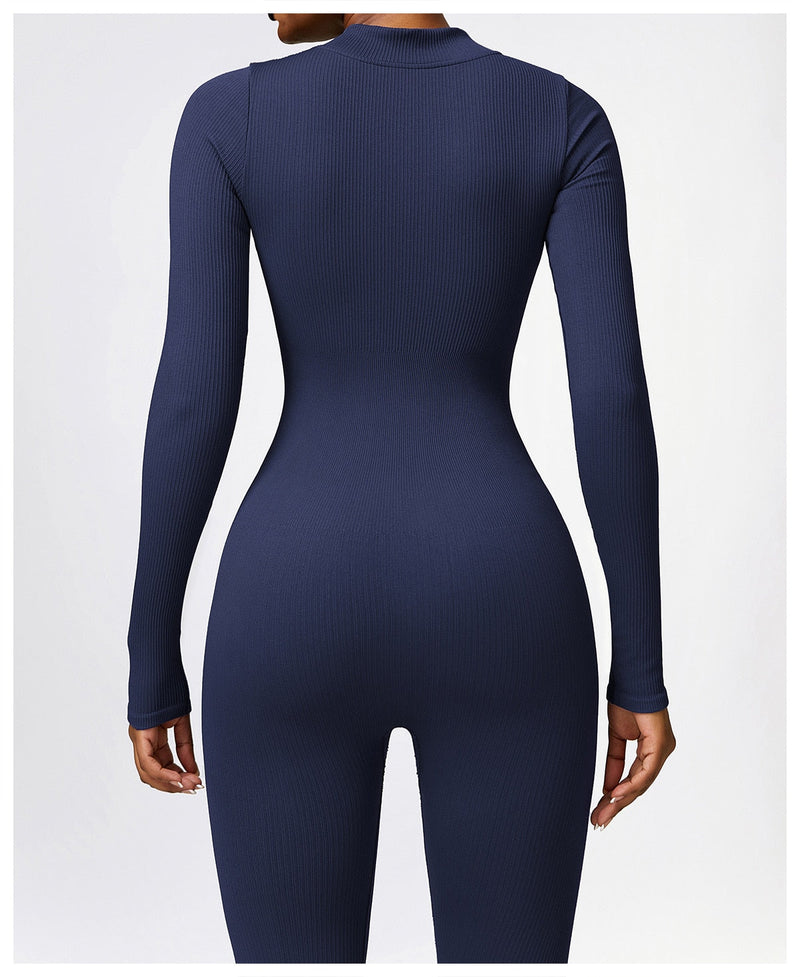 Serena - Zip Up Jumpsuit Long Sleeve