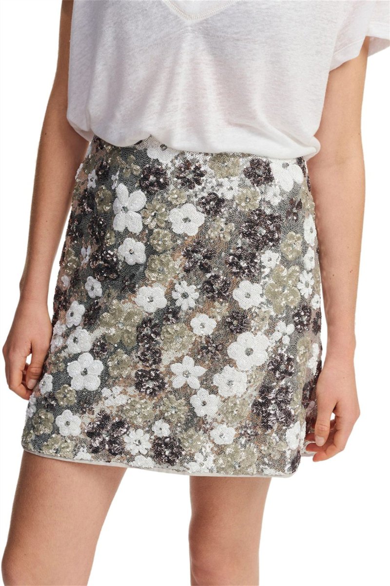 Vera Sequins Mini Skirt