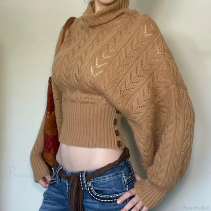 Fitted Slim Turtleneck Sweater