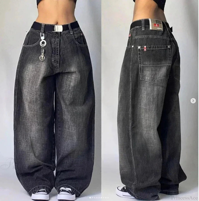 Gothic Cross Wings Stitched Pants
