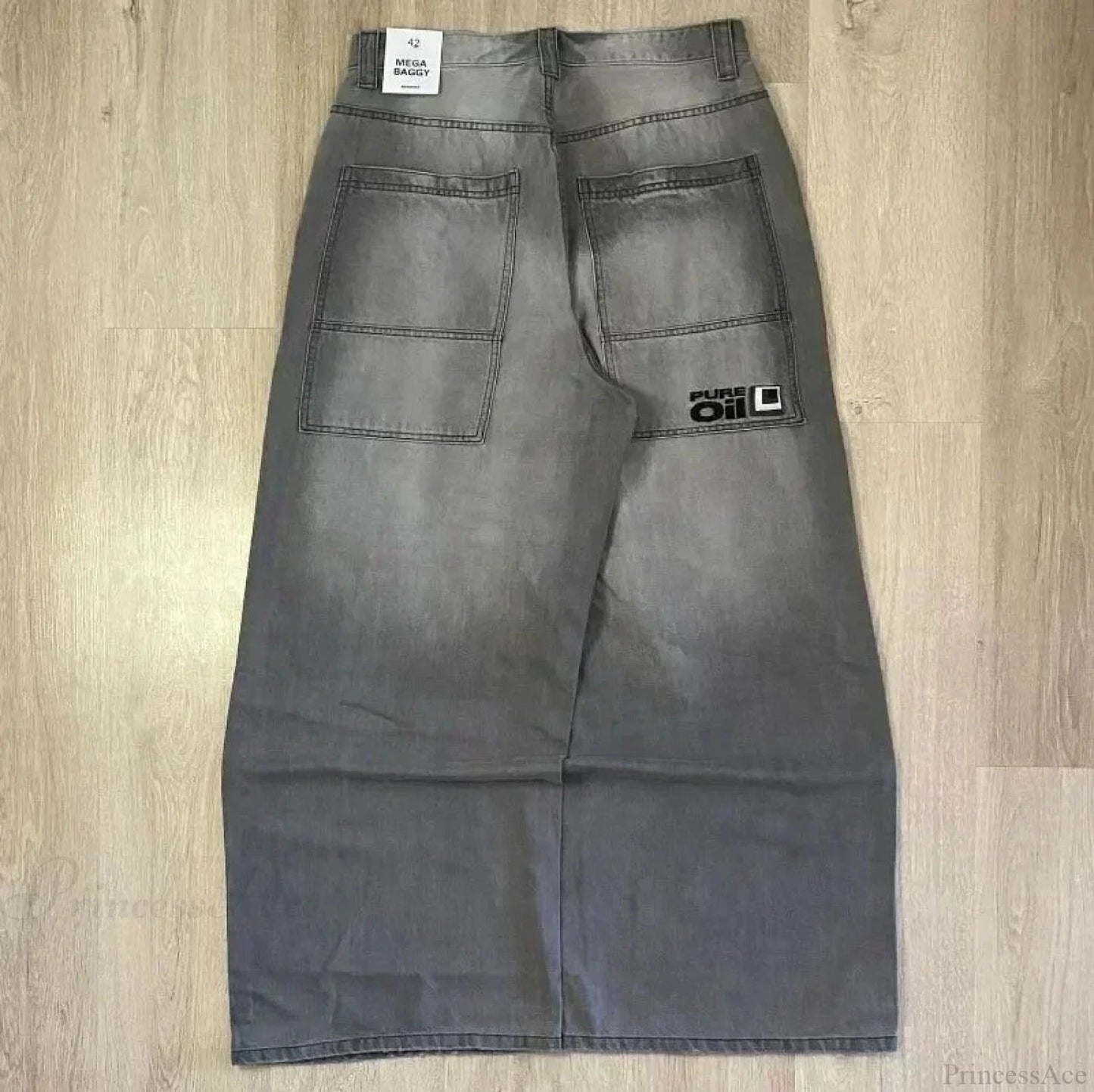 Gothic Cross Wings Stitched Pants