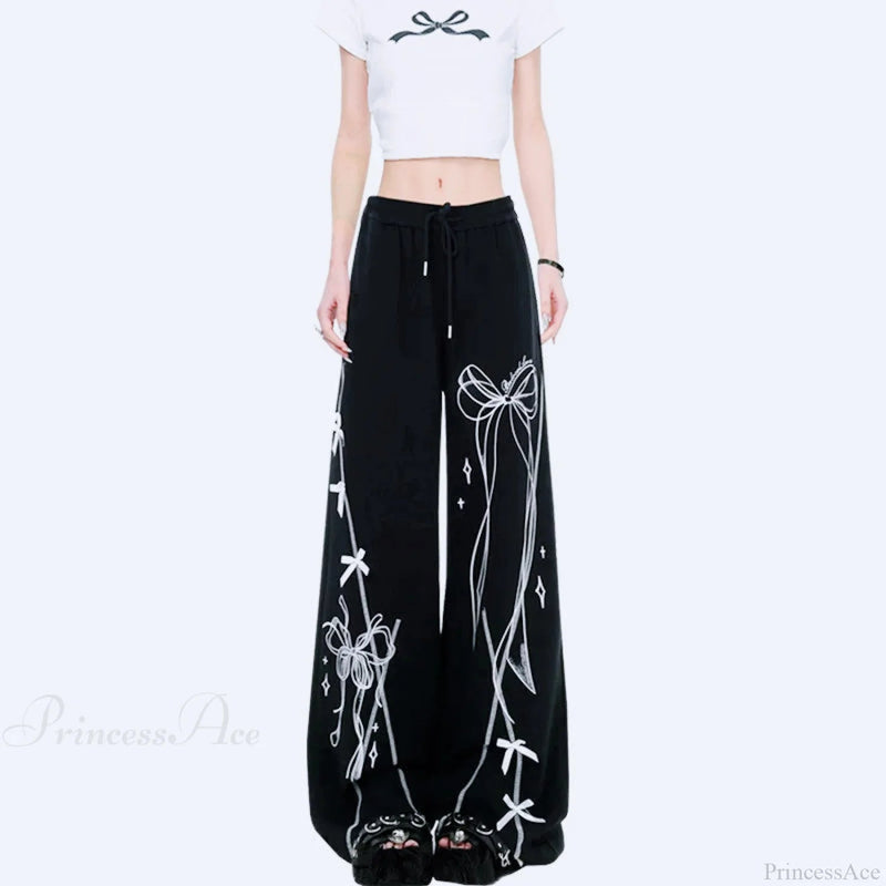 Gothic Elevated Waist Cleansed Baggy Pant