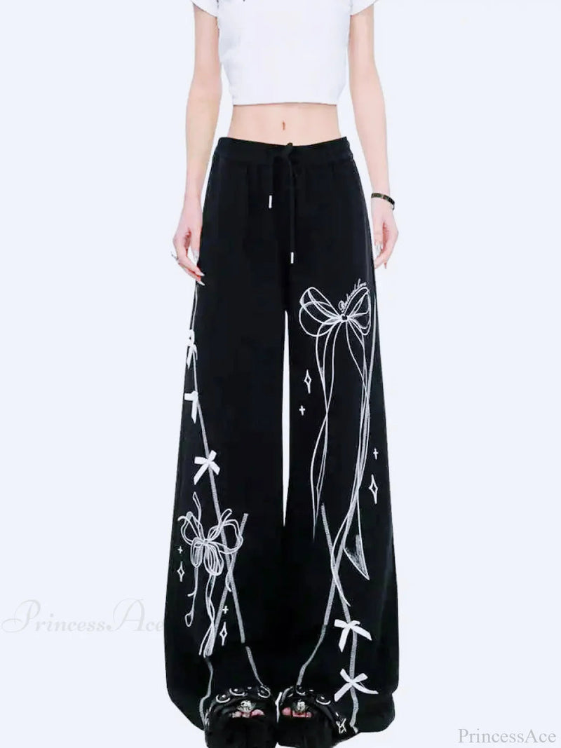 Gothic Elevated Waist Cleansed Baggy Pant
