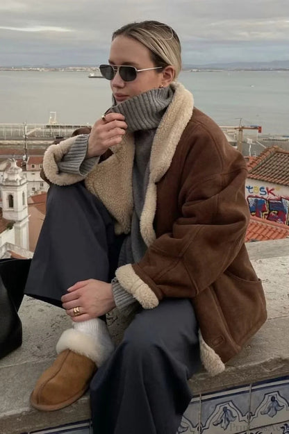 Sherpa Loose Warm Coat