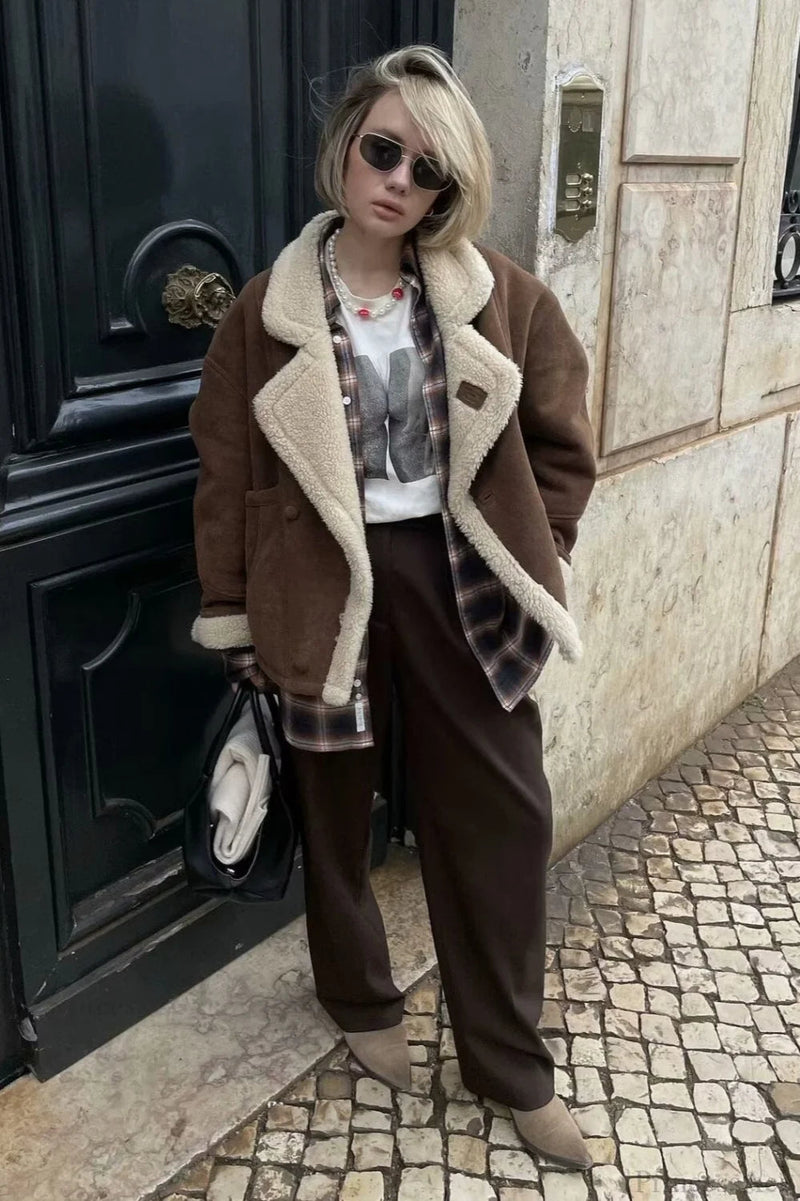 Sherpa Loose Warm Coat