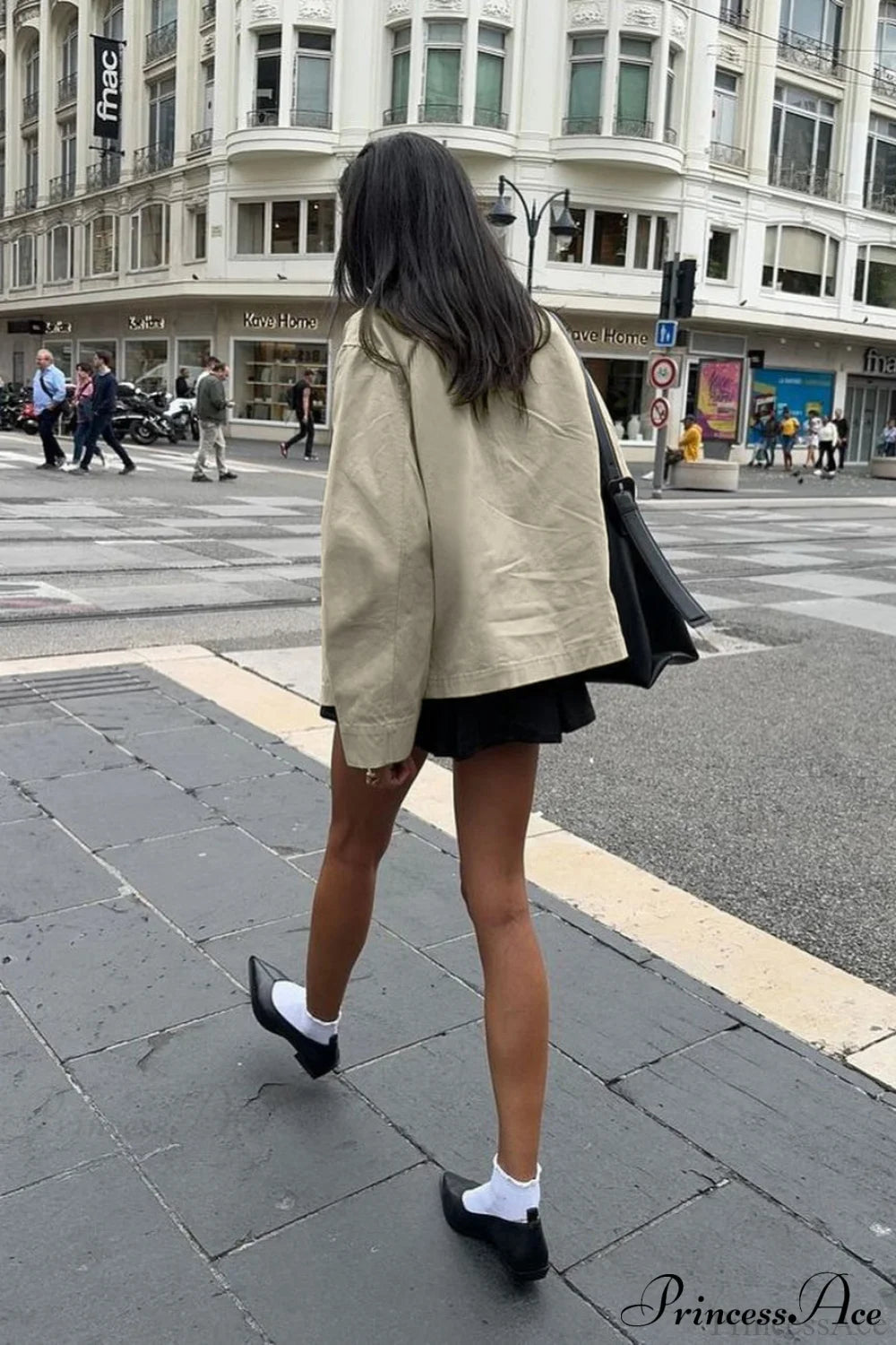 Shirt Style Trench Coat