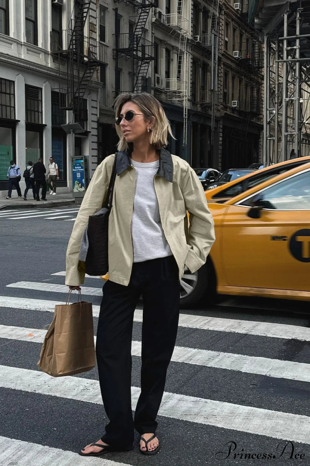 Shirt Style Trench Coat