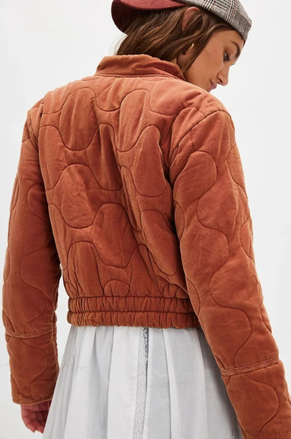 Urban Quilted Stand-collar Coat