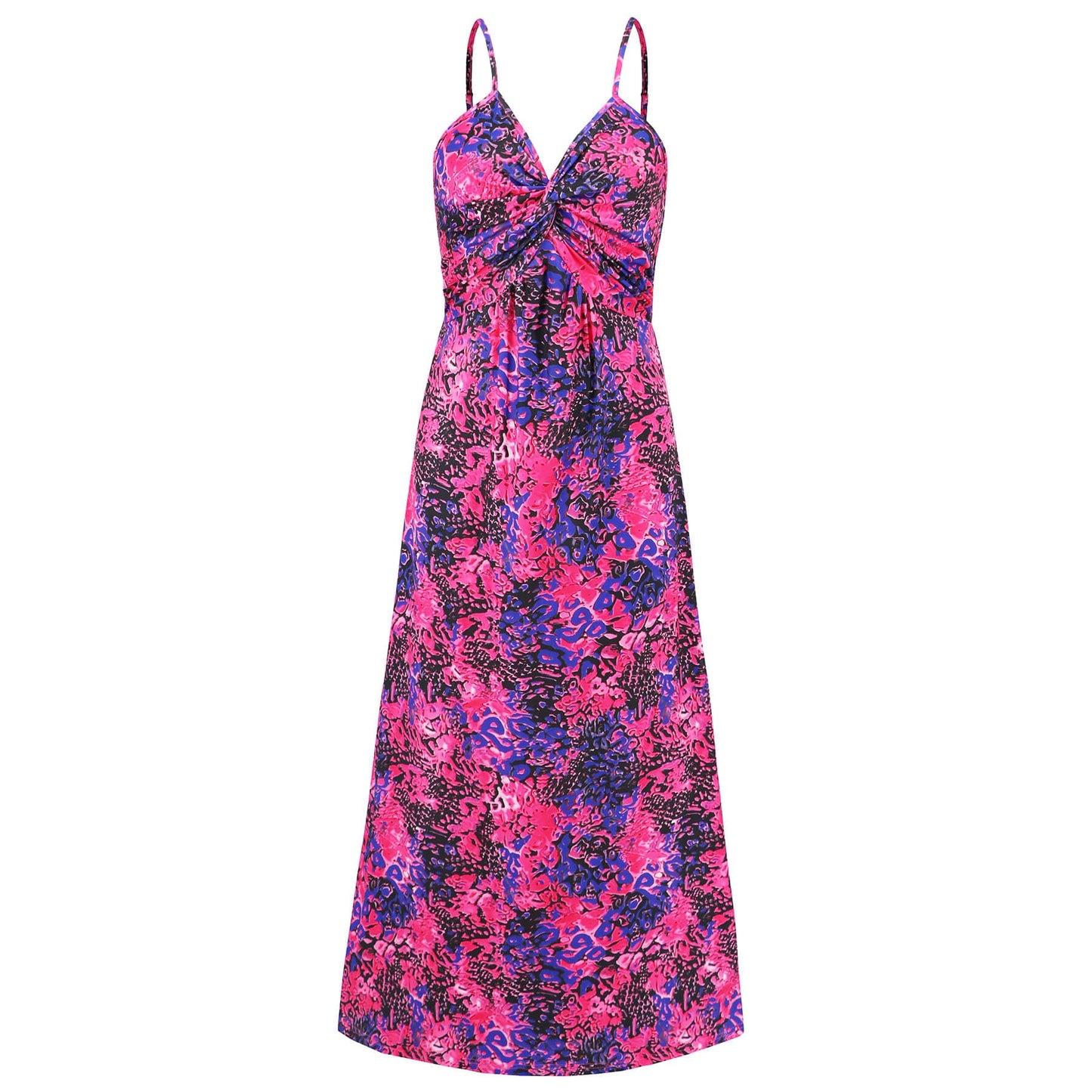 Cynthia V-neck Maxi Dress - Violet
